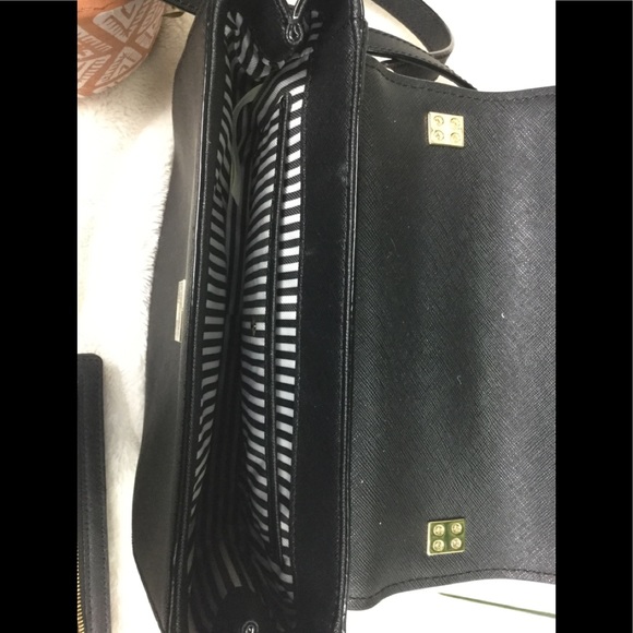 NWOT KATE SPADE BLACK SAFFIANO LEATHER CROSSBODY - Picture 6 of 6